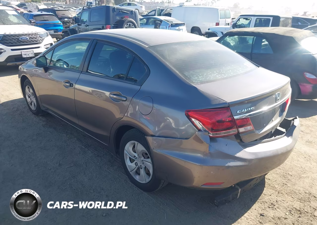2013 Honda Civic Lx VIN:19XFB2F55DE292244 - 3