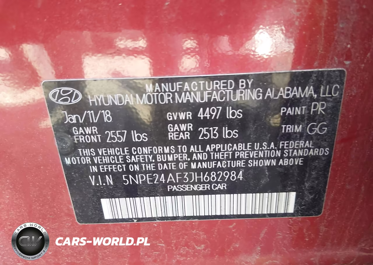 2018 Hyundai Sonata Se VIN:5NPE24AF3JH682984 - 9