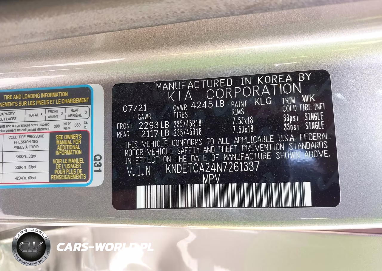 2022 Kia Seltos Sx Turbo VIN:KNDETCA24N7261337 - 9