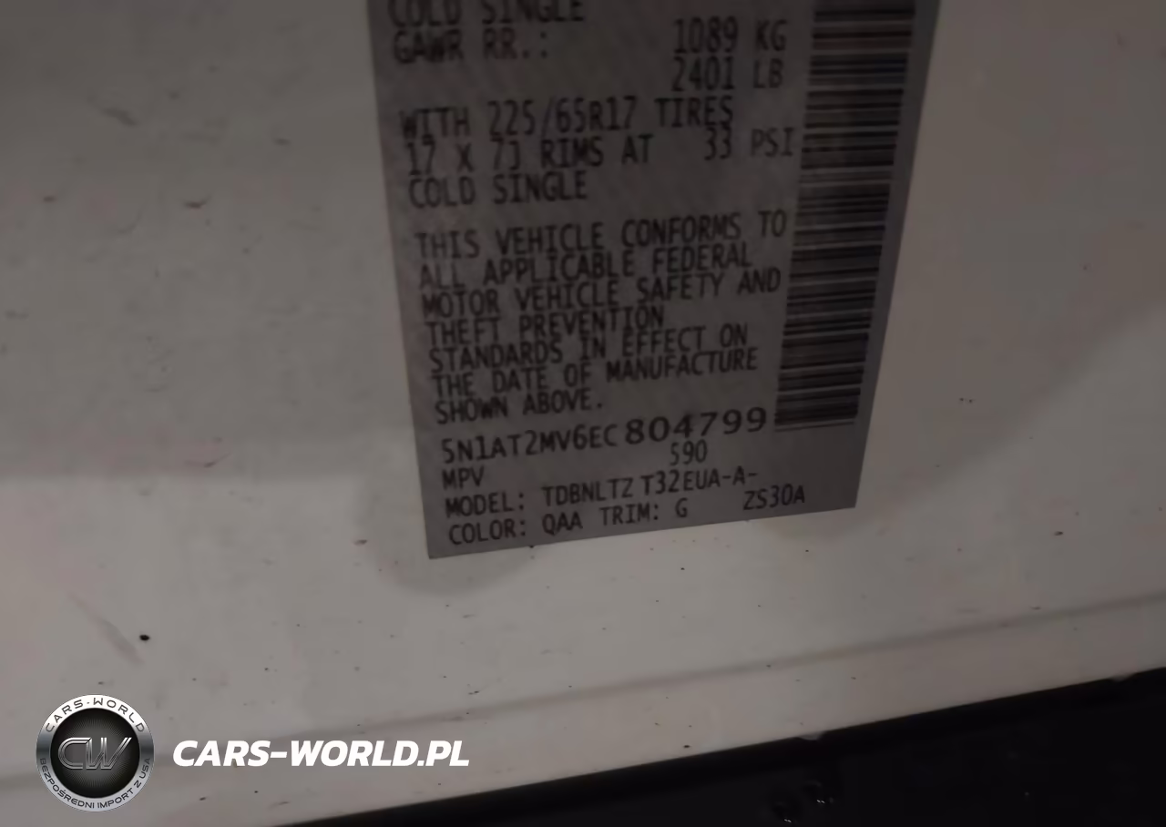 2014 Nissan Rogue Sv VIN:5N1AT2MV6EC804799 - 9