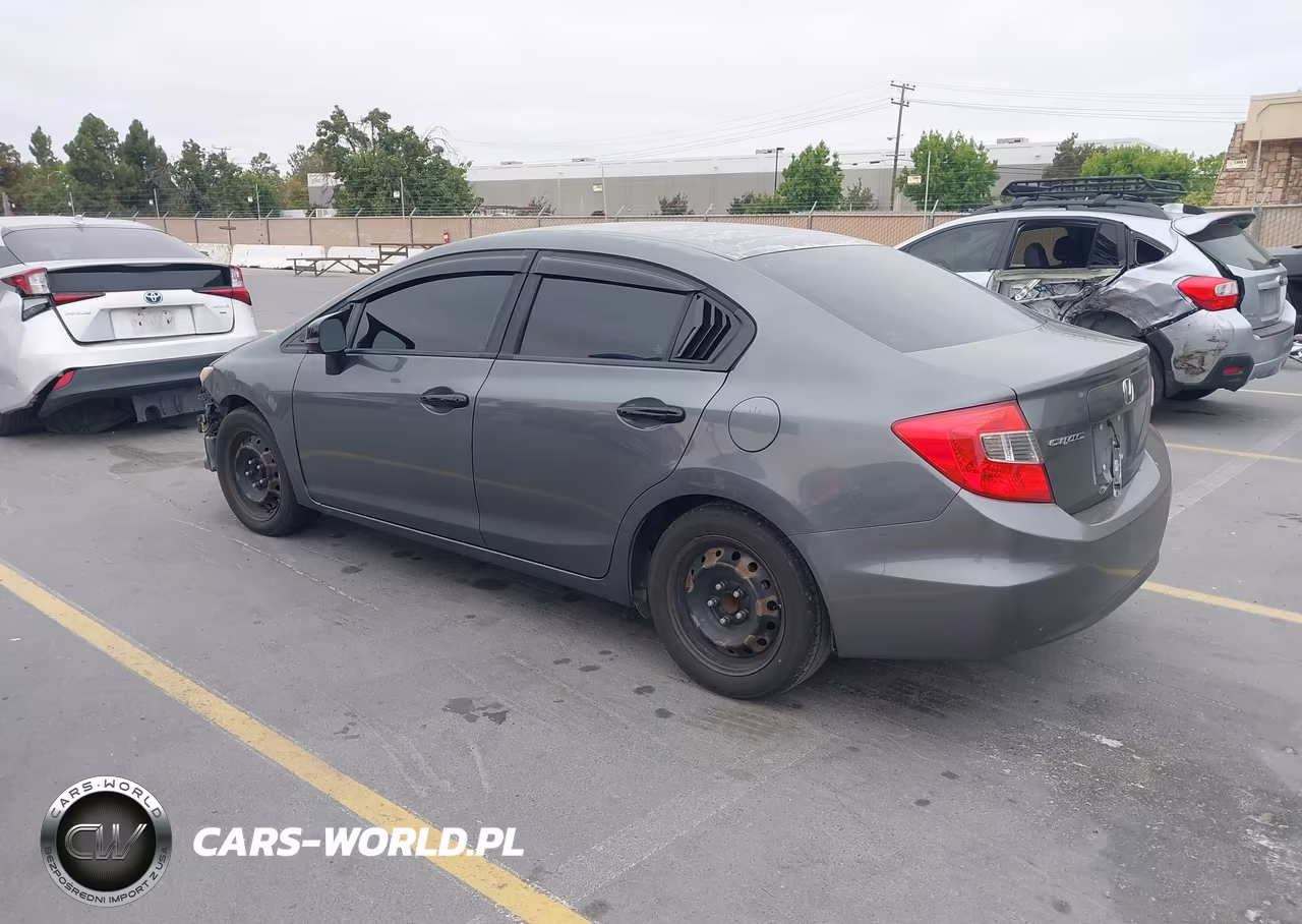 2012 Honda Civic Lx VIN:19XFB2F53CE304583 - 3