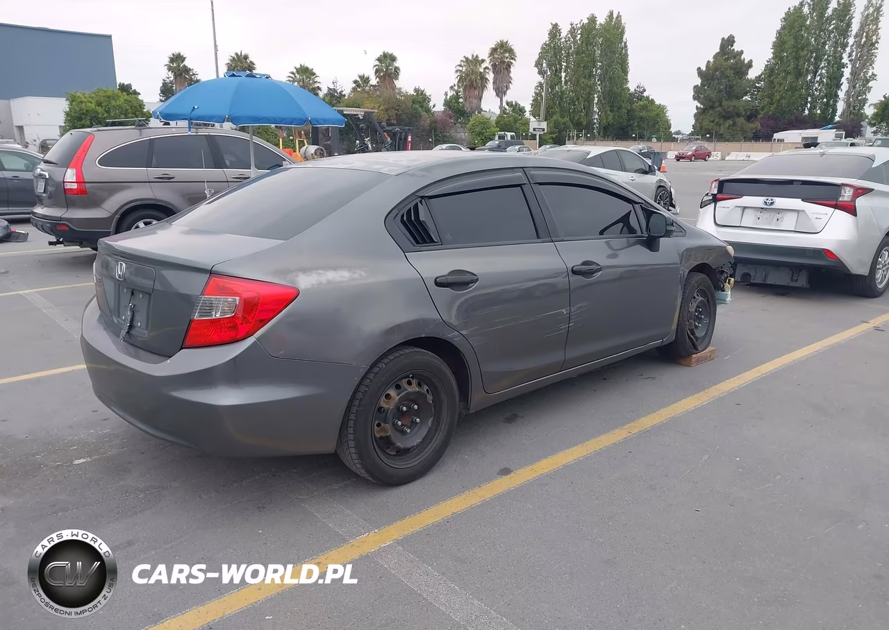 2012 Honda Civic Lx VIN:19XFB2F53CE304583 - 4