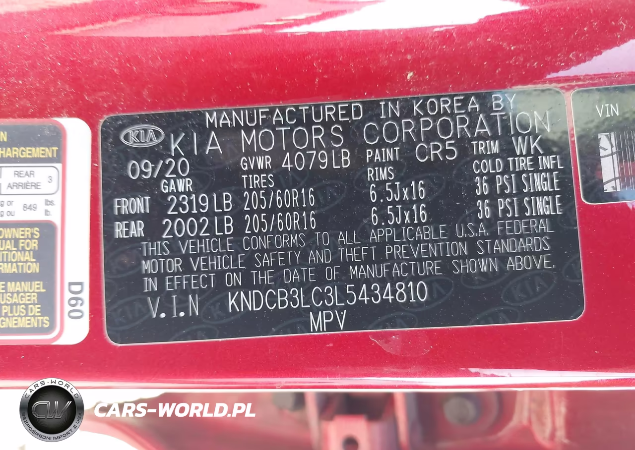 2020 Kia Niro Lx VIN:KNDCB3LC3L5434810 - 9