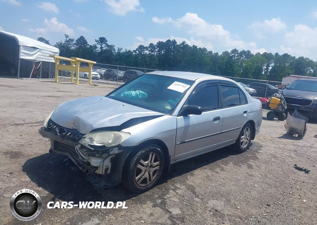 2004 Honda Civic Vp VIN:2HGES163X4H624897 - 15