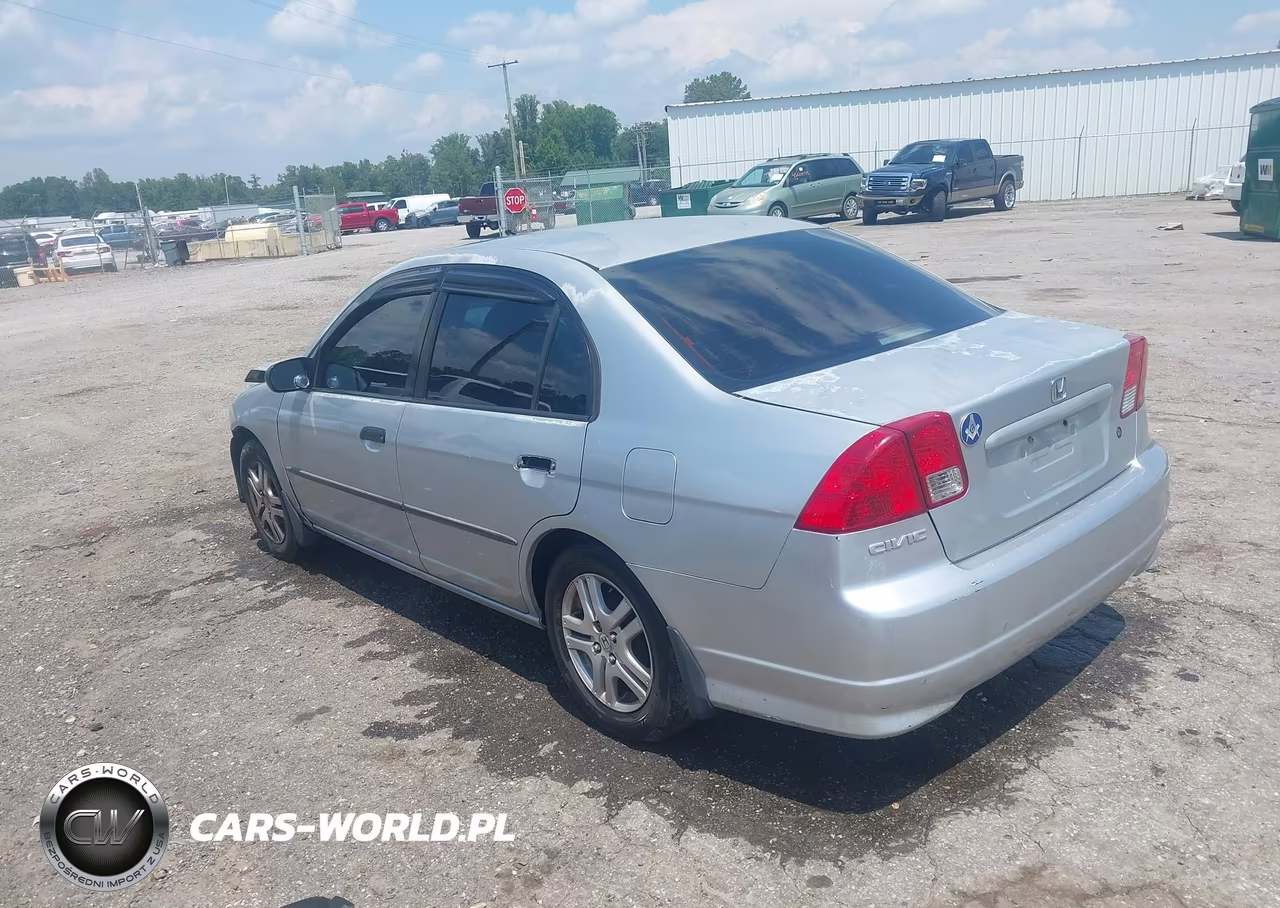 2004 Honda Civic Vp VIN:2HGES163X4H624897 - 3
