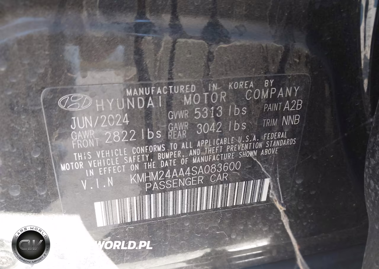 2025 Hyundai Ioniq 6 Se VIN:KMHM24AA4SA083600 - 9