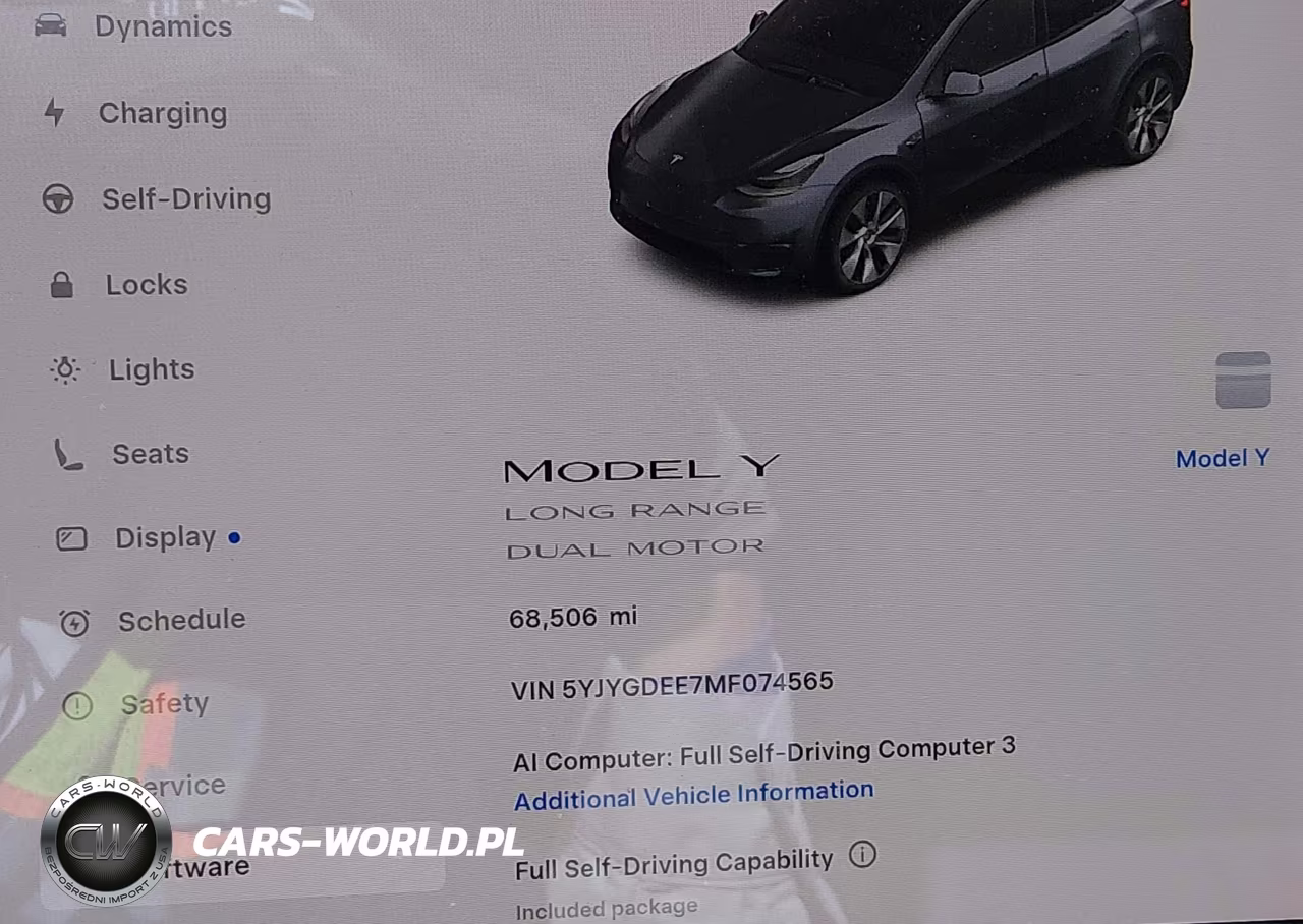 2021 Tesla Model Y Long Range Dual Motor All-Wheel Drive VIN:5YJYGDEE7MF074565 - 7