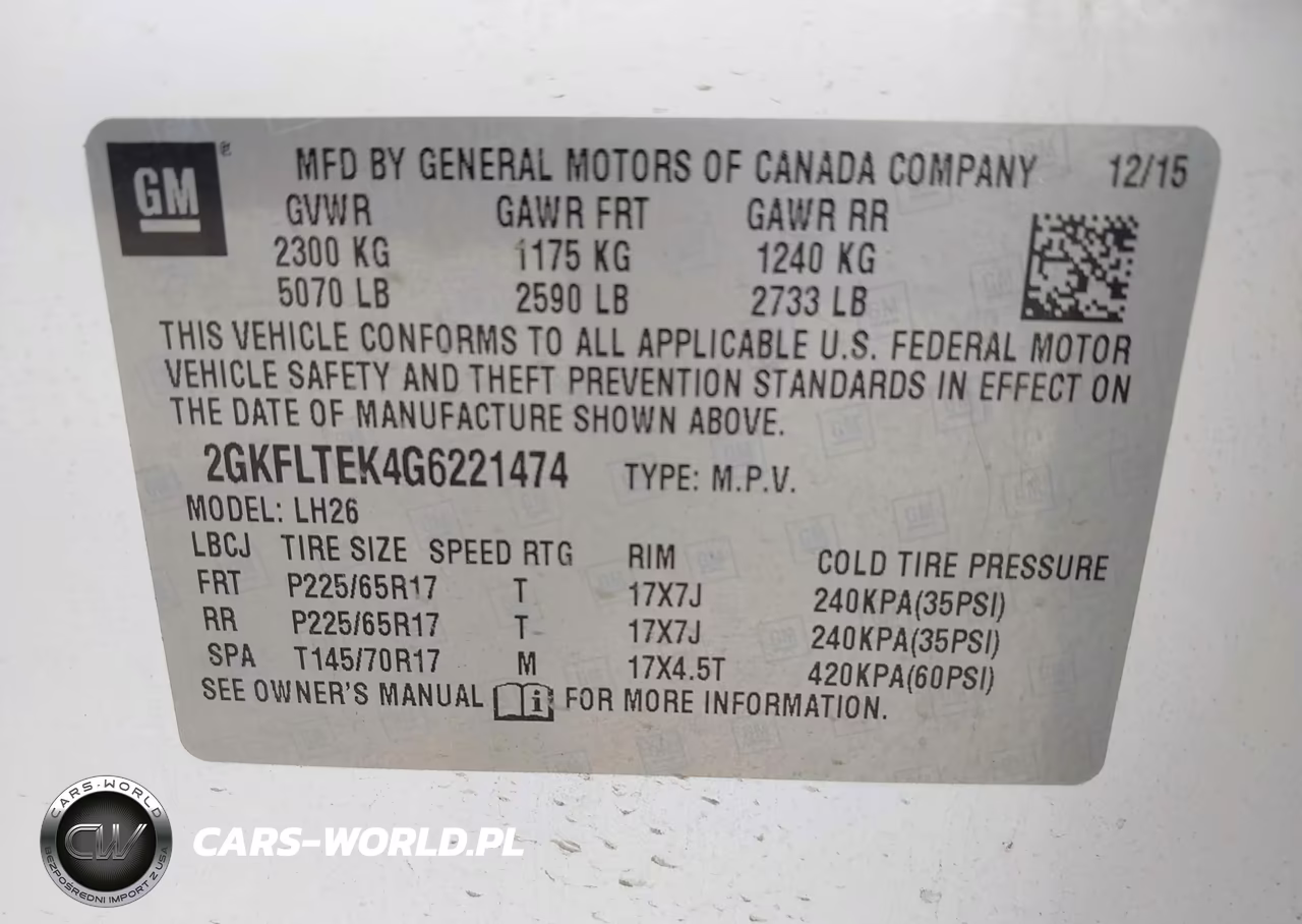 2016 GMC Terrain Sle-2 VIN:2GKFLTEK4G6221474 - 9