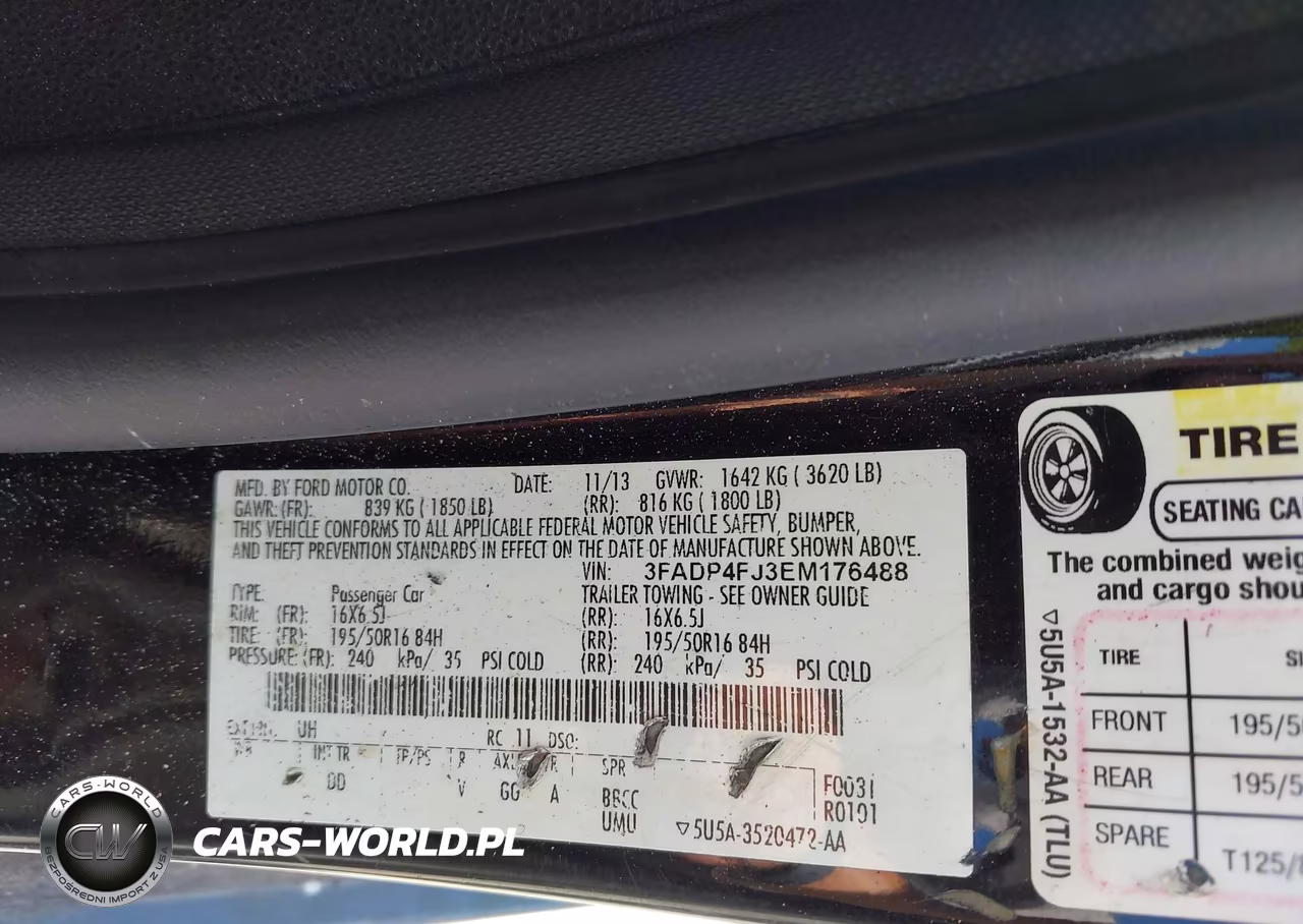 2014 Ford Fiesta Titanium VIN:3FADP4FJ3EM176488 - 9
