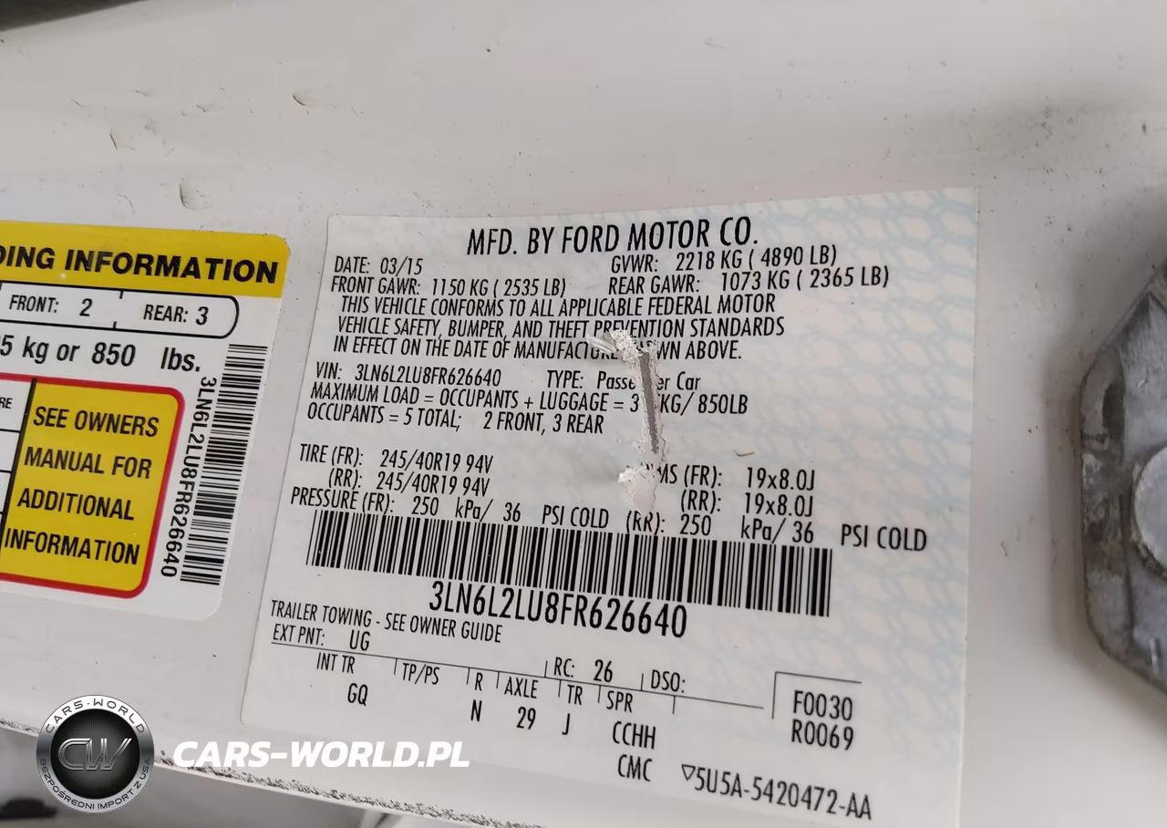 2015 Lincoln Mkz Hybrid VIN:3LN6L2LU8FR626640 - 9