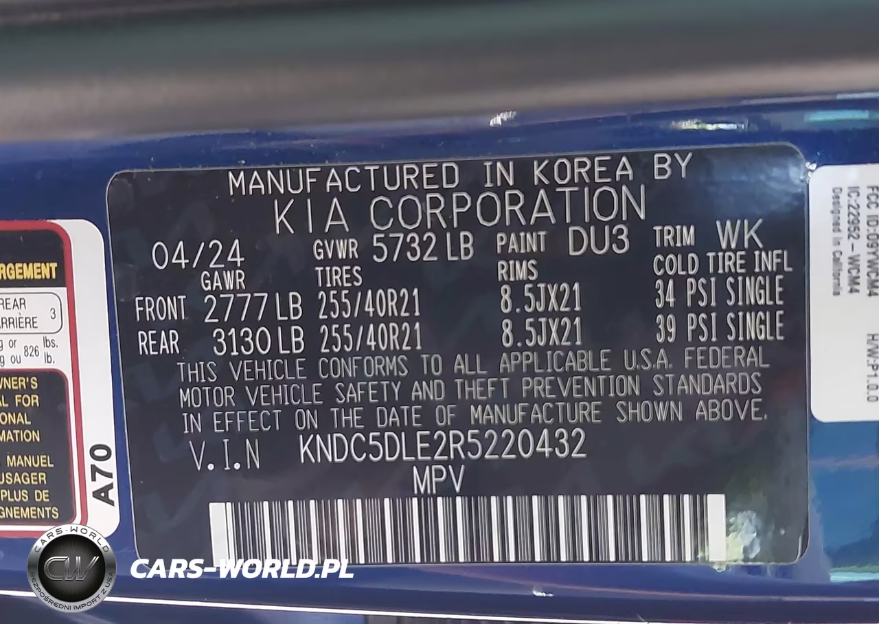 2024 Kia Ev6 Gt VIN:KNDC5DLE2R5220432 - 9