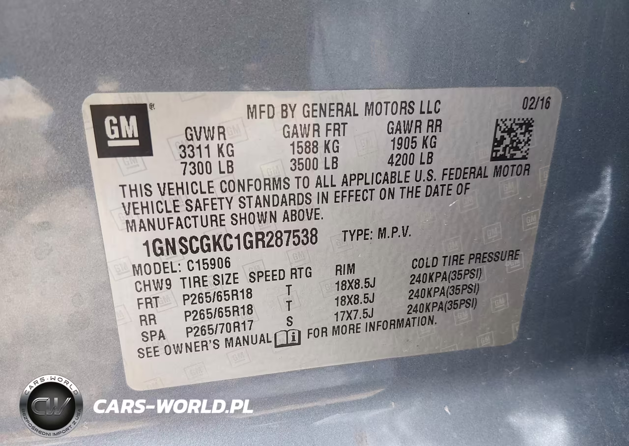 2016 Chevrolet Suburban Ls VIN:1GNSCGKC1GR287538 - 9