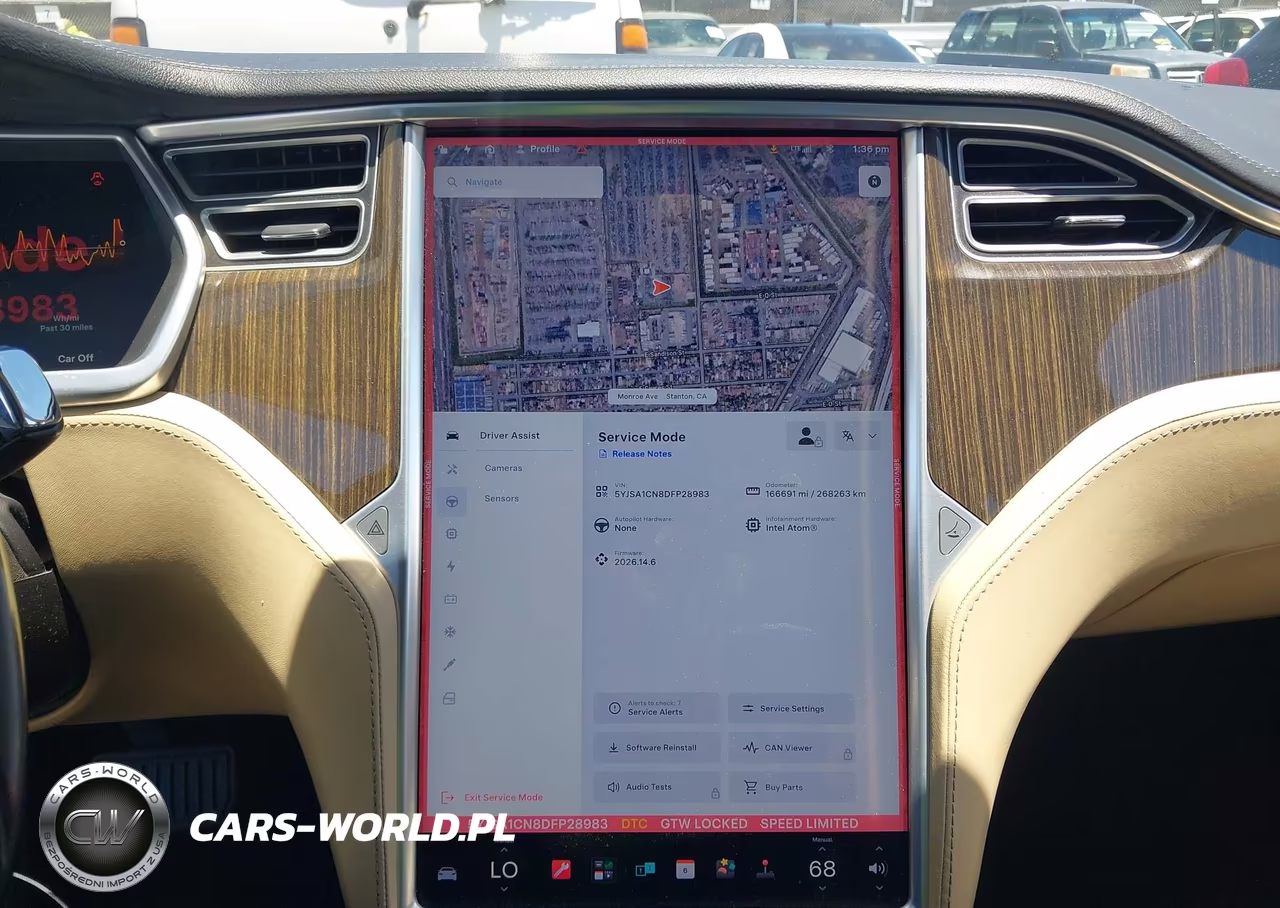 2013 Tesla Model S VIN:5YJSA1CN8DFP28983 - 19