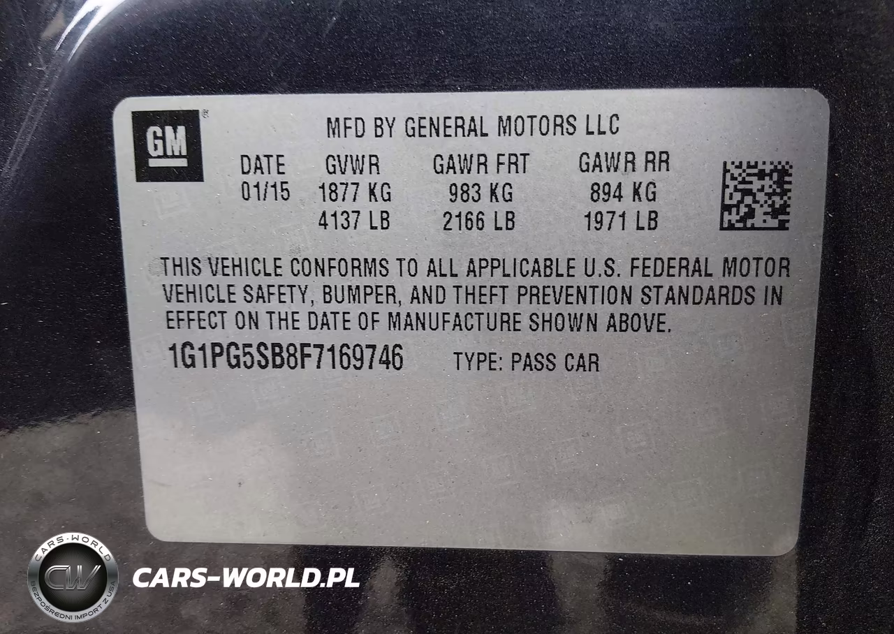 2015 Chevrolet Cruze Ltz VIN:1G1PG5SB8F7169746 - 9