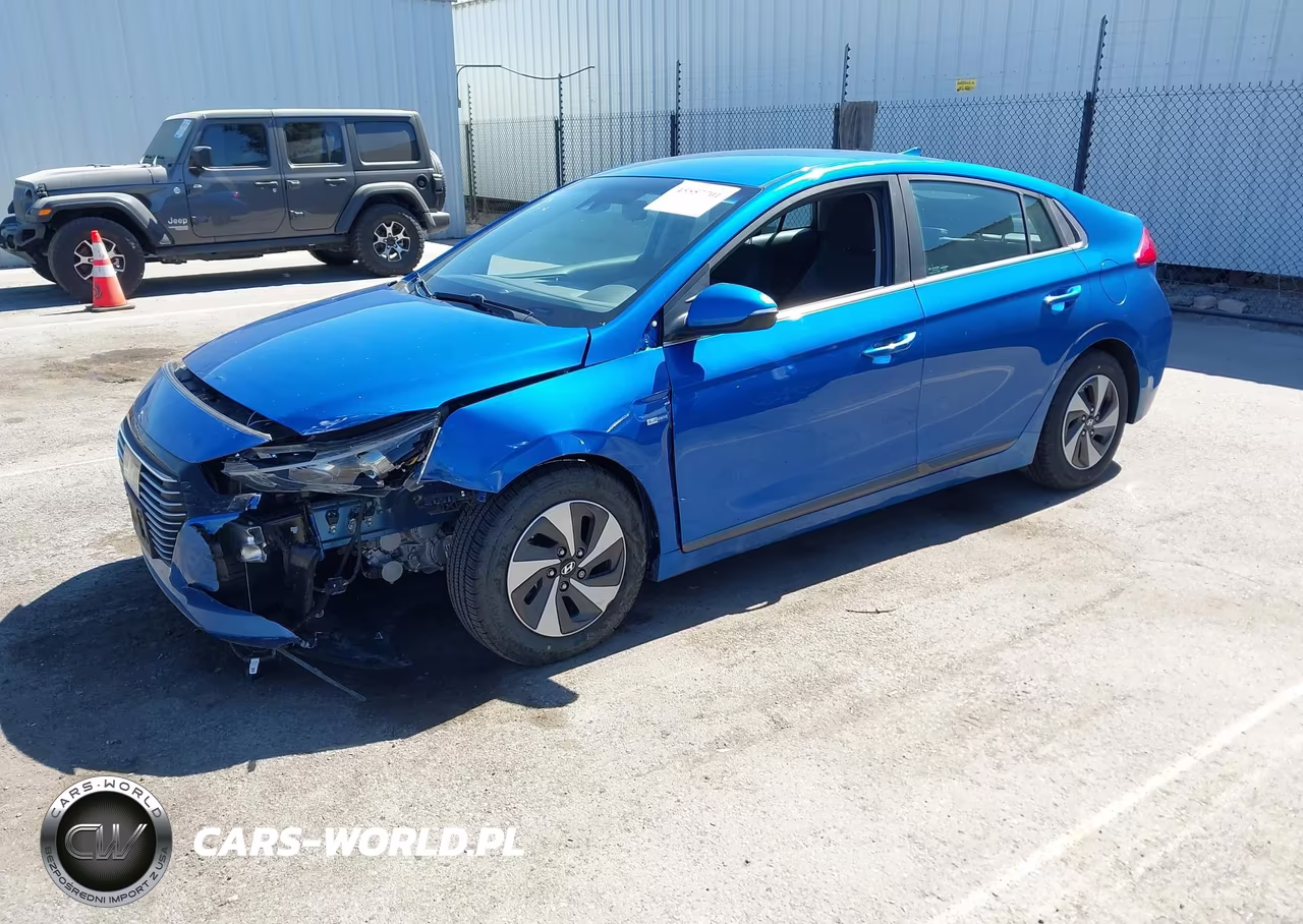 2018 Hyundai Ioniq Hybrid Sel VIN:KMHC75LC1JU061665 - 2