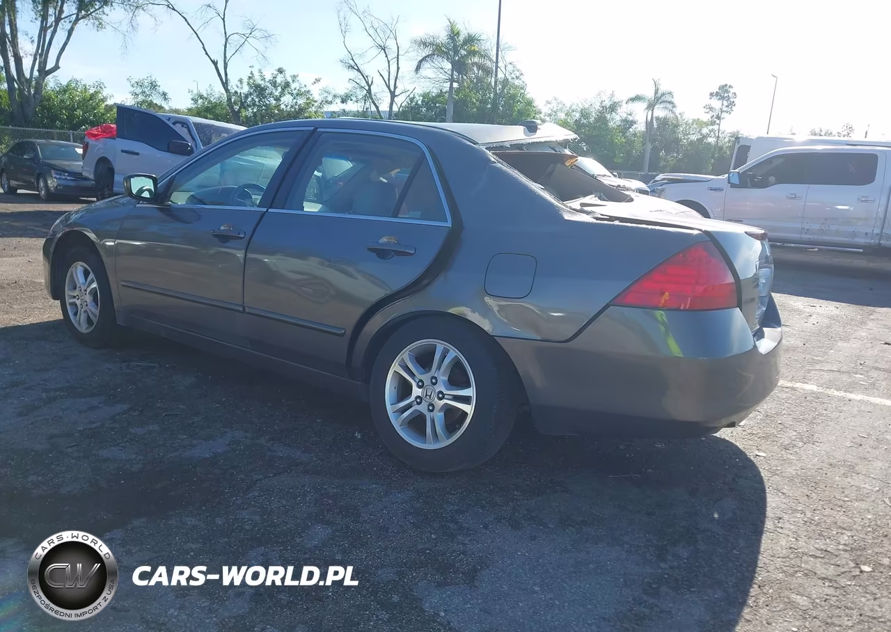 2007 Honda Accord 2.4 Ex VIN:1HGCM56837A117587 - 3