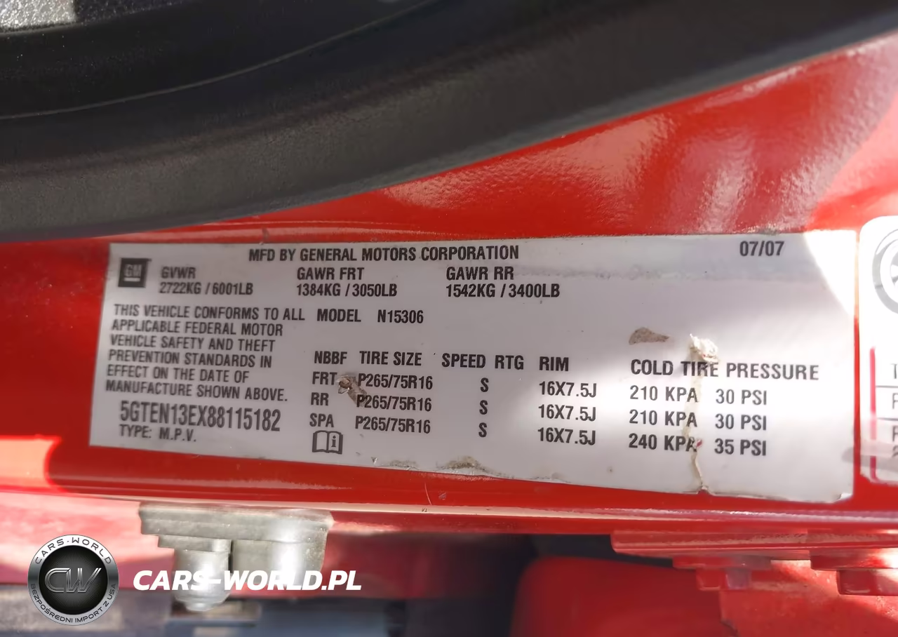 2008 Hummer H3 Suv VIN:5GTEN13EX88115182 - 9