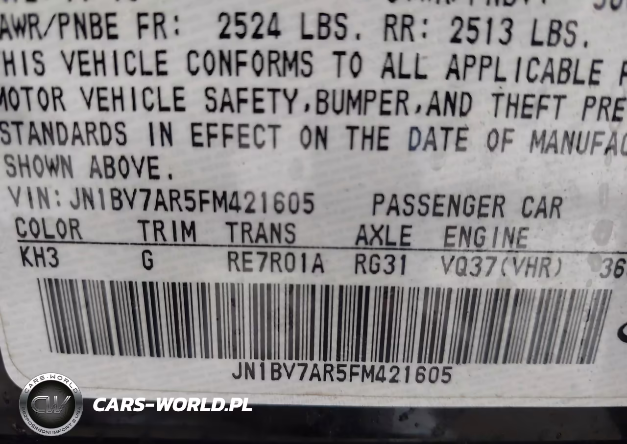 2015 Infiniti Q50 Premium VIN:JN1BV7AR5FM421605 - 9