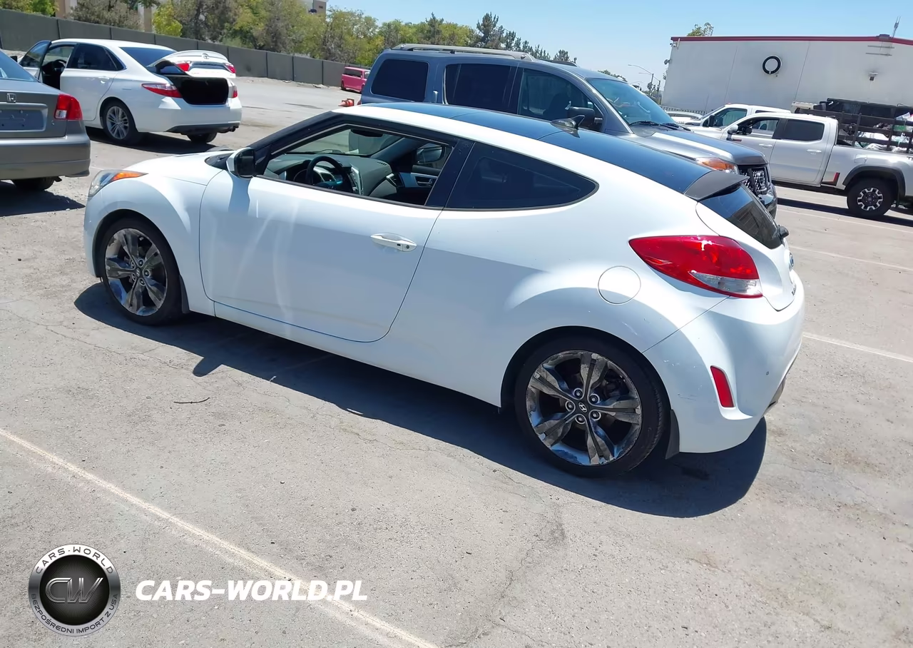 2014 Hyundai Veloster Base W-Black VIN:KMHTC6AD9EU208950 - 3