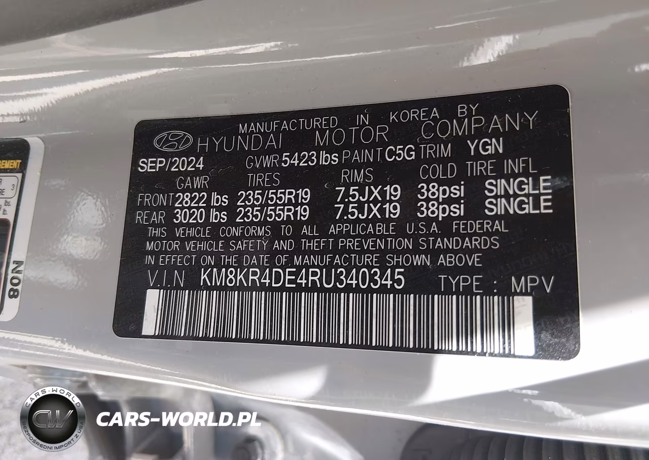 2024 Hyundai Ioniq 5 Limited VIN:KM8KR4DE4RU340345 - 9