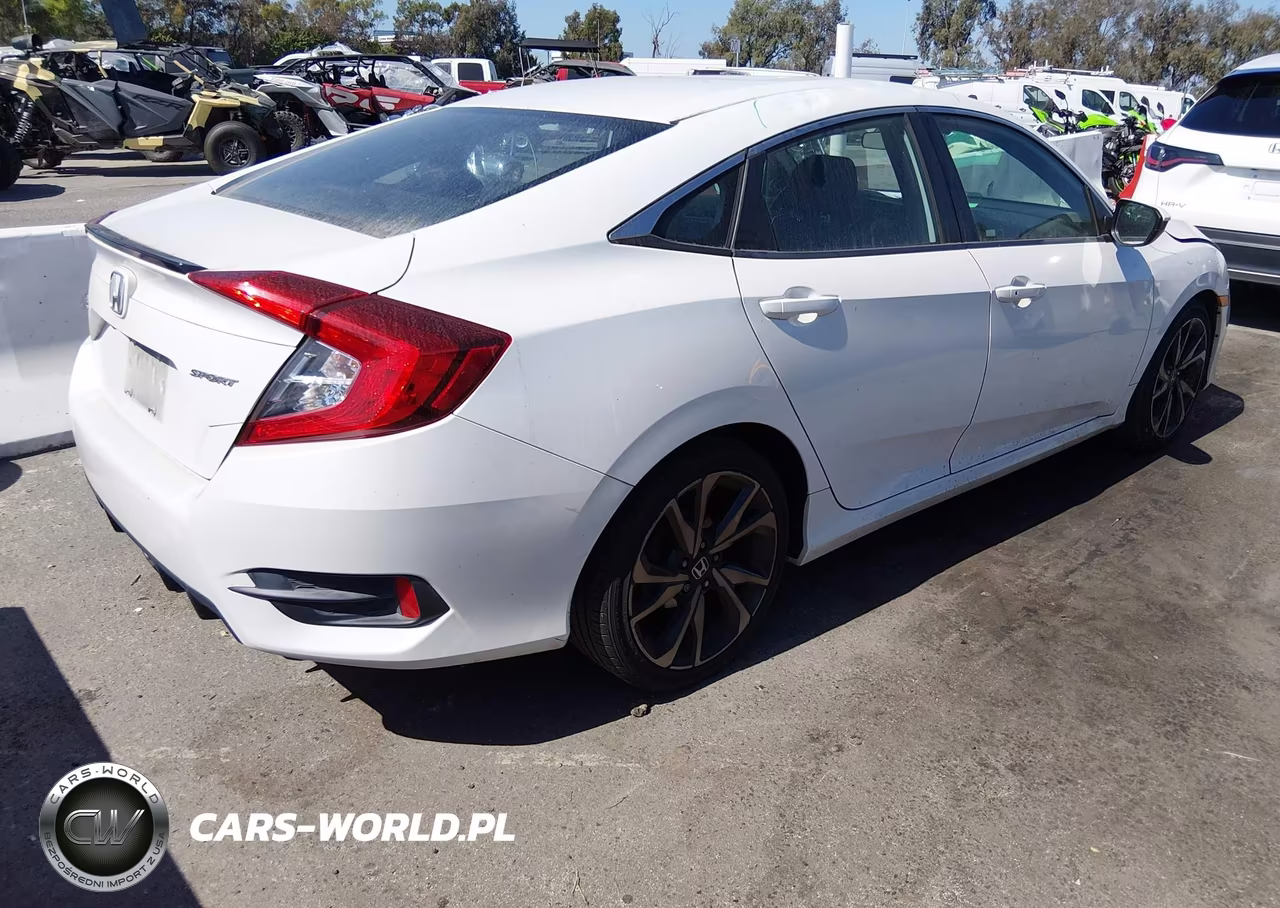2020 Honda Civic Sport VIN:2HGFC2F8XLH572429 - 4