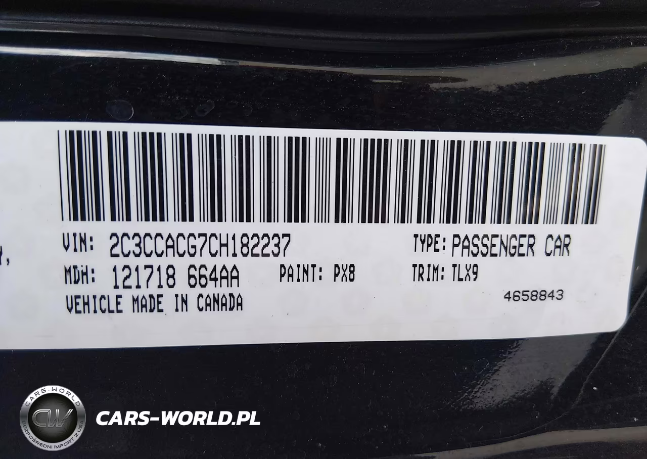 2012 Chrysler 300 Limited VIN:2C3CCACG7CH182237 - 9