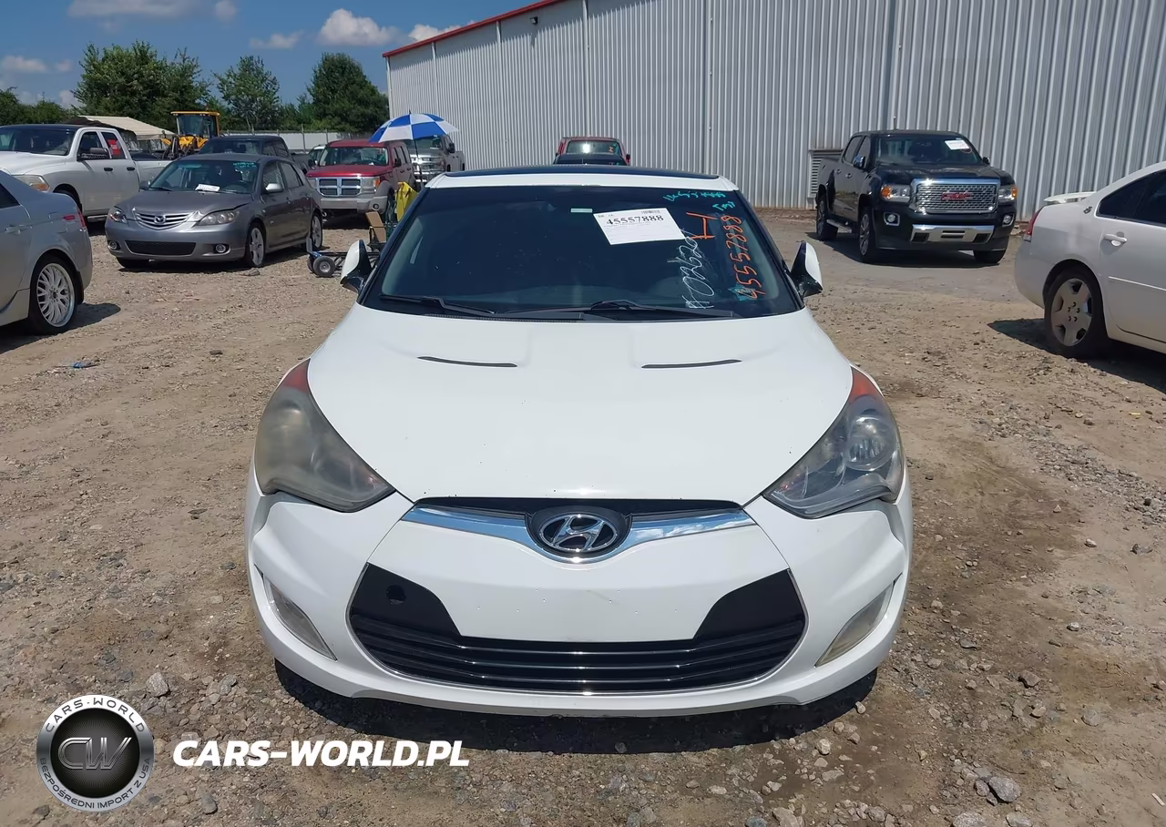 2012 Hyundai Veloster Base W-Red-Black VIN:KMHTC6AD4CU026201 - 6