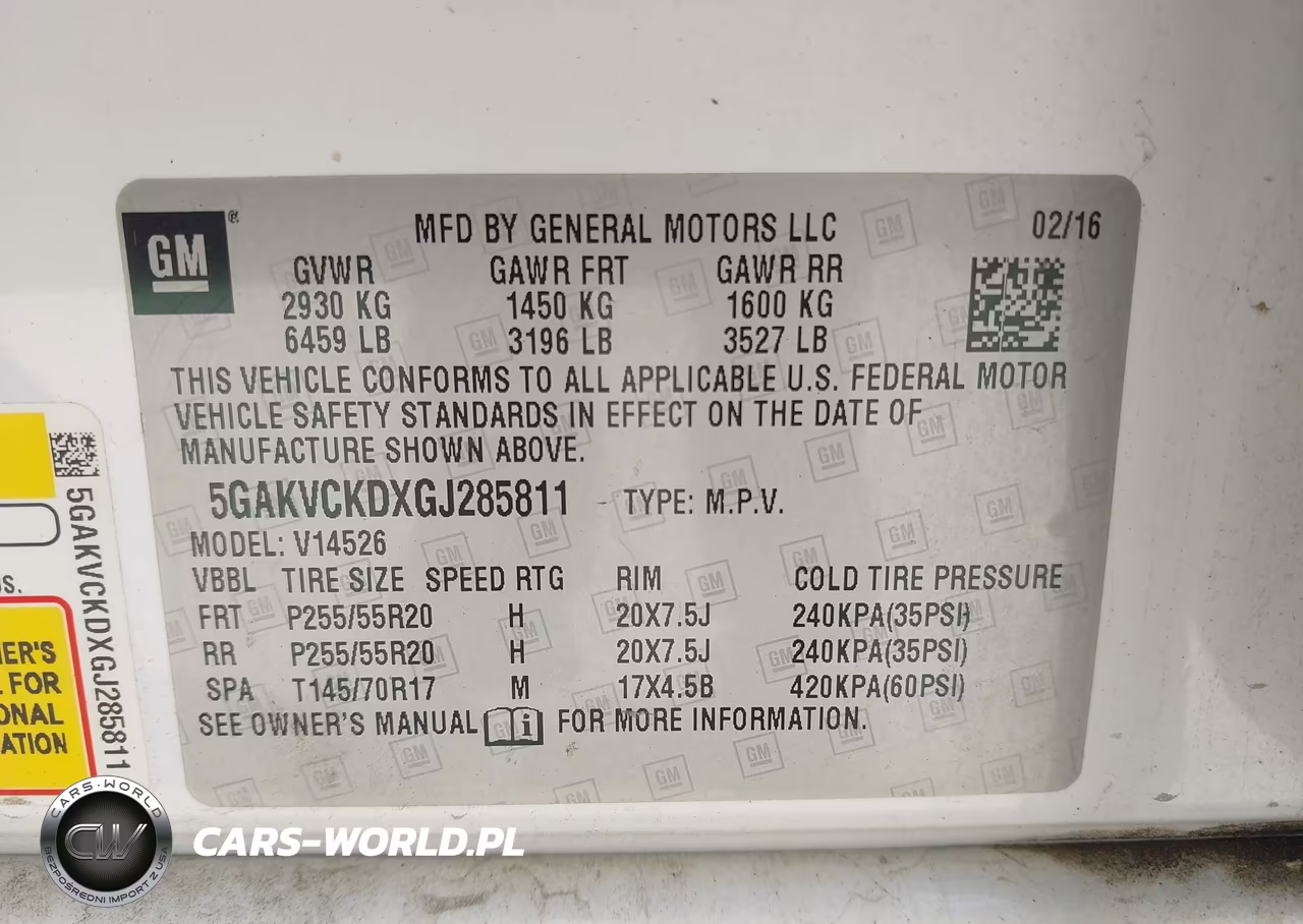 2016 Buick Enclave Premium VIN:5GAKVCKDXGJ285811 - 9