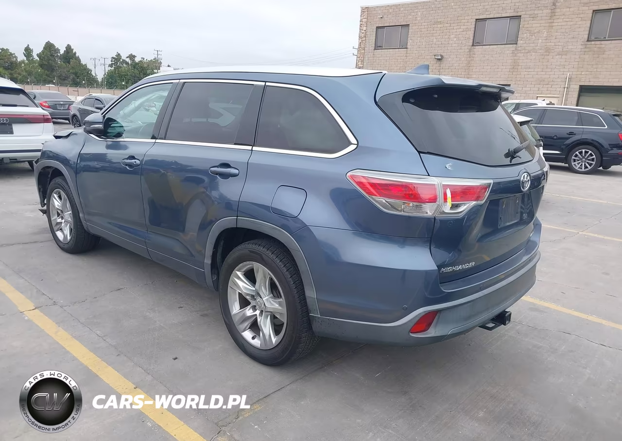2014 Toyota Highlander Limited V6 VIN:5TDYKRFH8ES011699 - 3