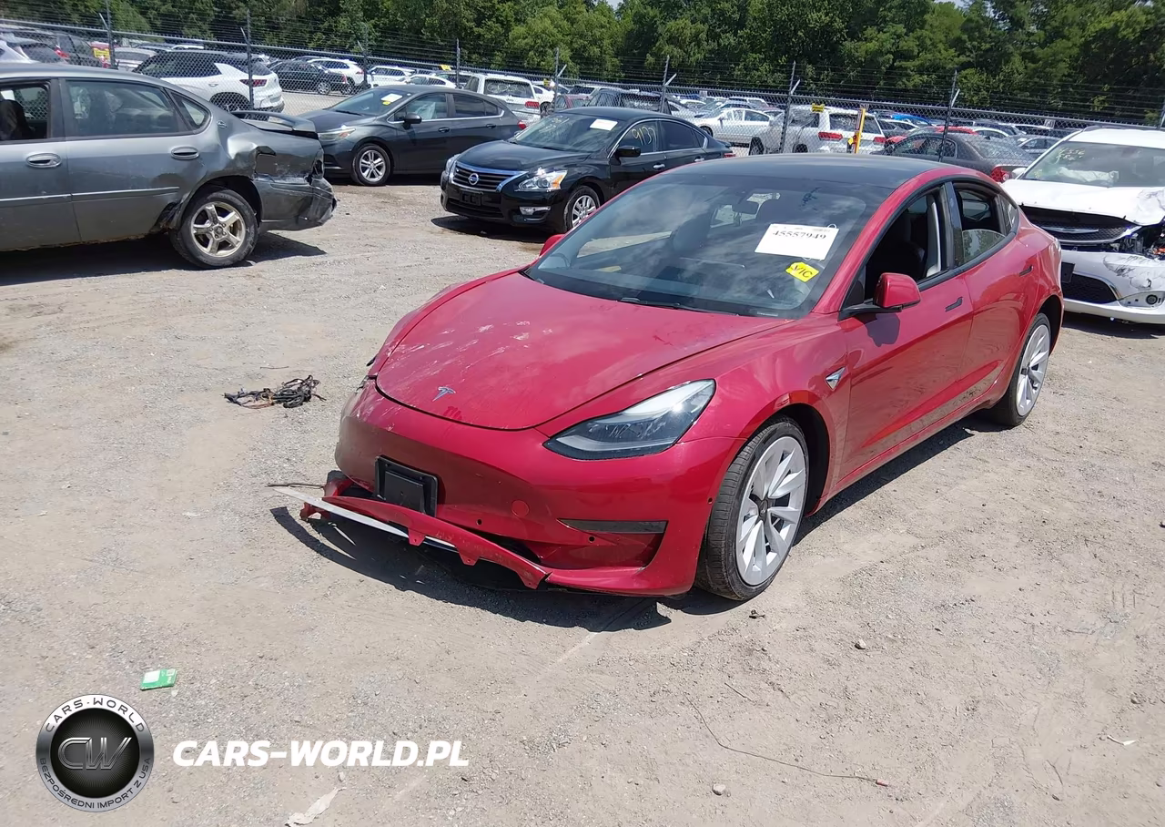 2022 Tesla Model 3 Long Range Dual Motor All-Wheel Drive VIN:5YJ3E1EB4NF187976 - 2