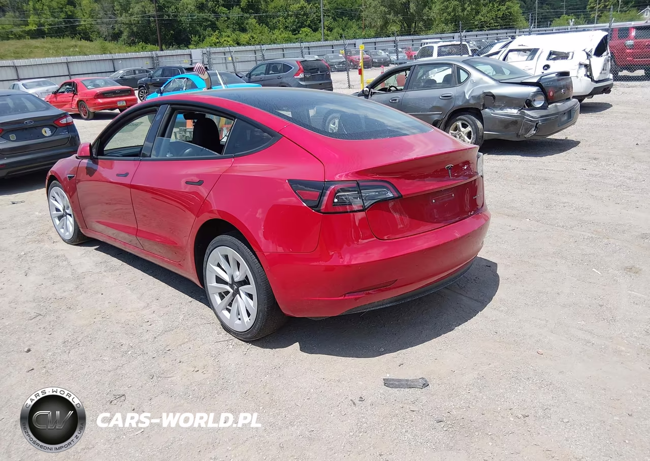 2022 Tesla Model 3 Long Range Dual Motor All-Wheel Drive VIN:5YJ3E1EB4NF187976 - 3