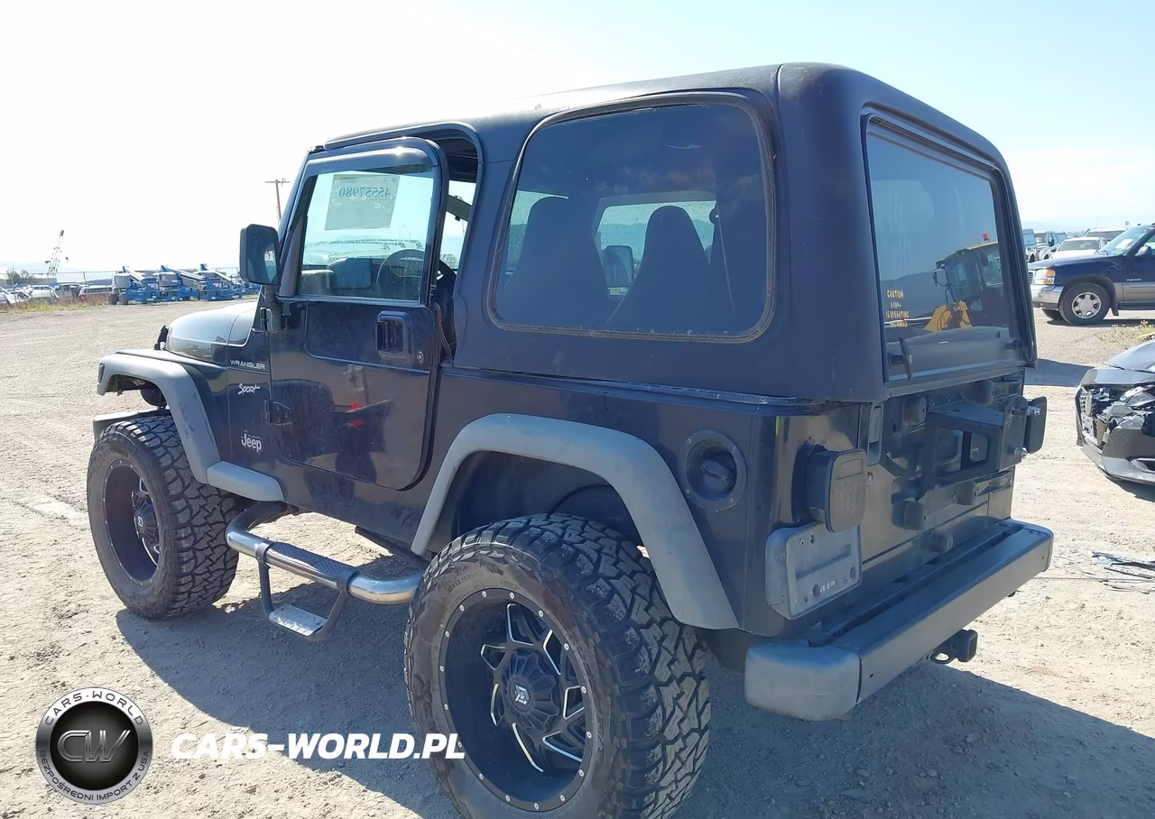 2002 Jeep Wrangler Sport VIN:1J4FA49S02P737884 - 3