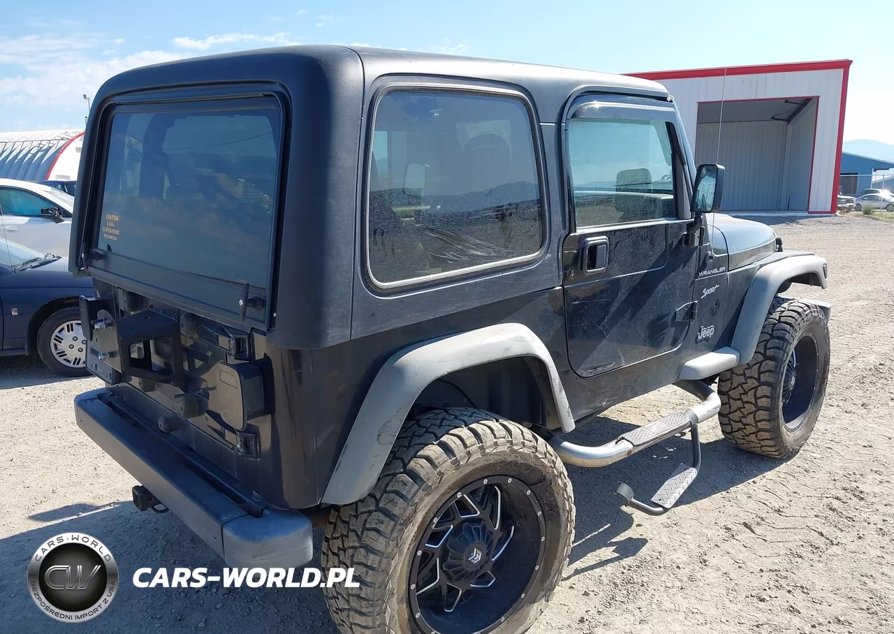 2002 Jeep Wrangler Sport VIN:1J4FA49S02P737884 - 4