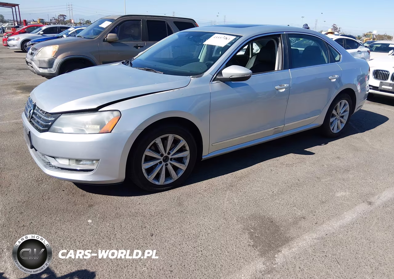 2012 Volkswagen Passat 2.5L Sel Premium VIN:1VWCP7A39CC087892 - 2