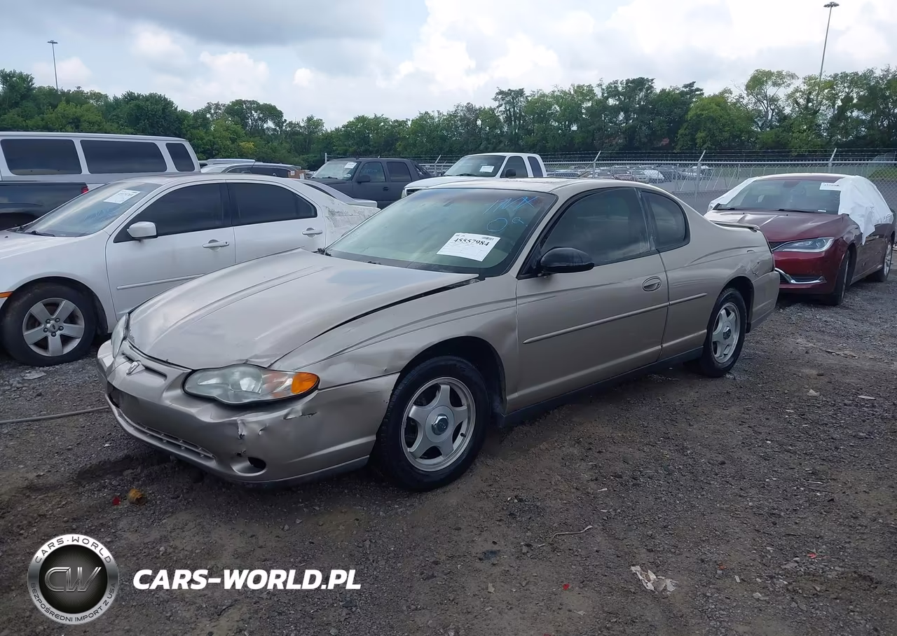 2002 Chevrolet Monte Carlo Ls VIN:2G1WW12E029352181 - 2
