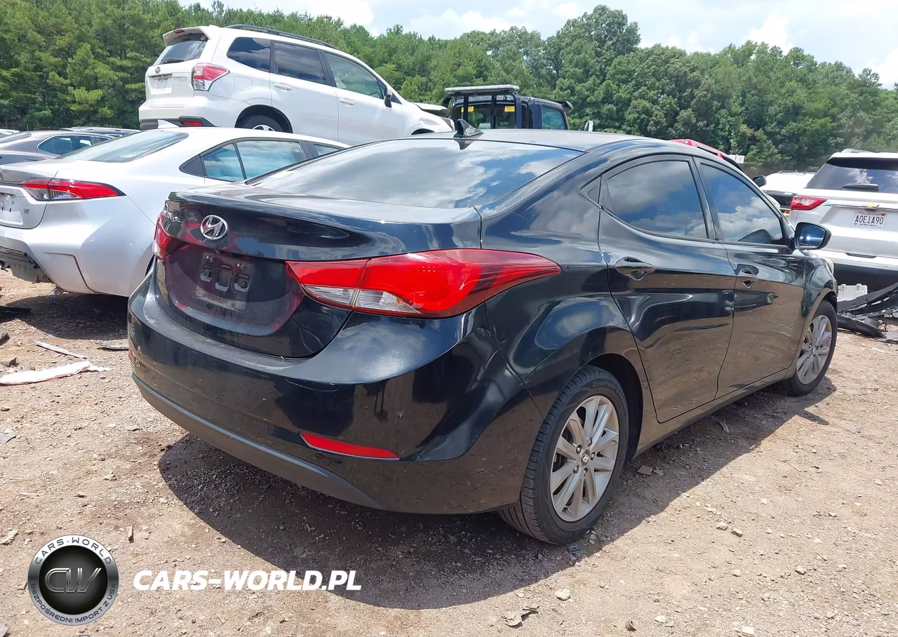 2014 Hyundai Elantra Se VIN:KMHDH4AEXEU090328 - 4
