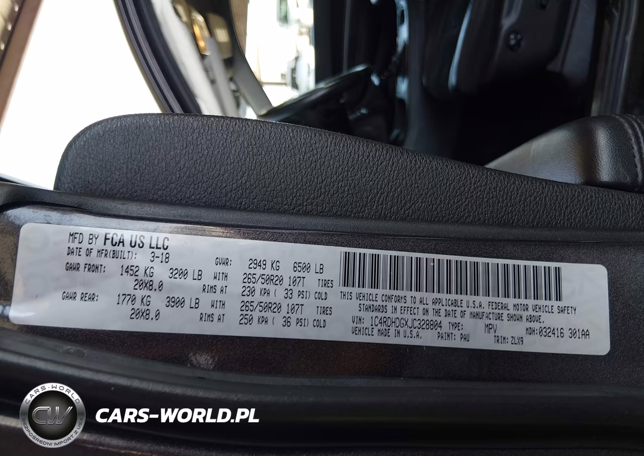 2018 Dodge Durango Gt Rwd VIN:1C4RDHDGXJC328804 - 9