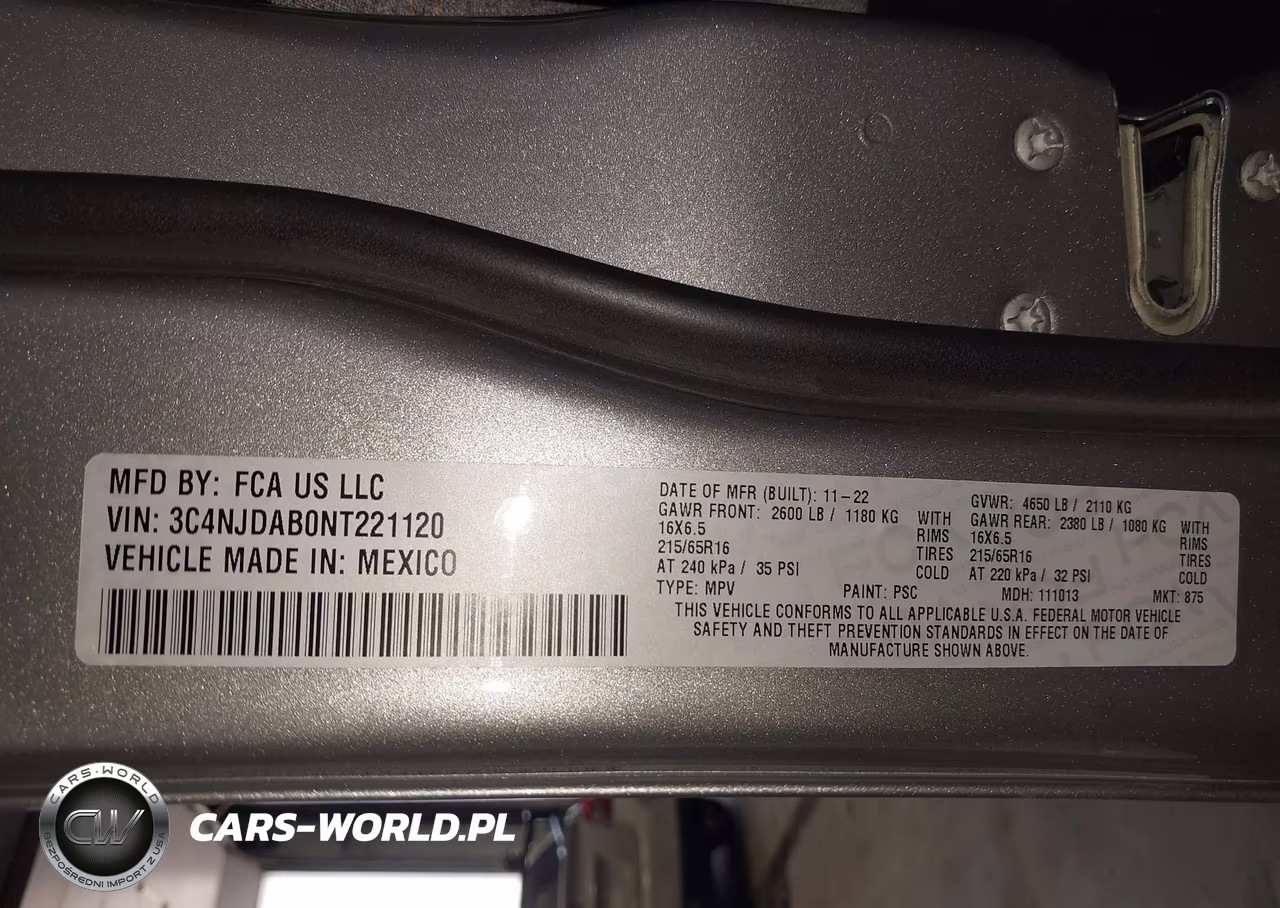 2022 Jeep Compass Sport 4X4 VIN:3C4NJDAB0NT221120 - 9