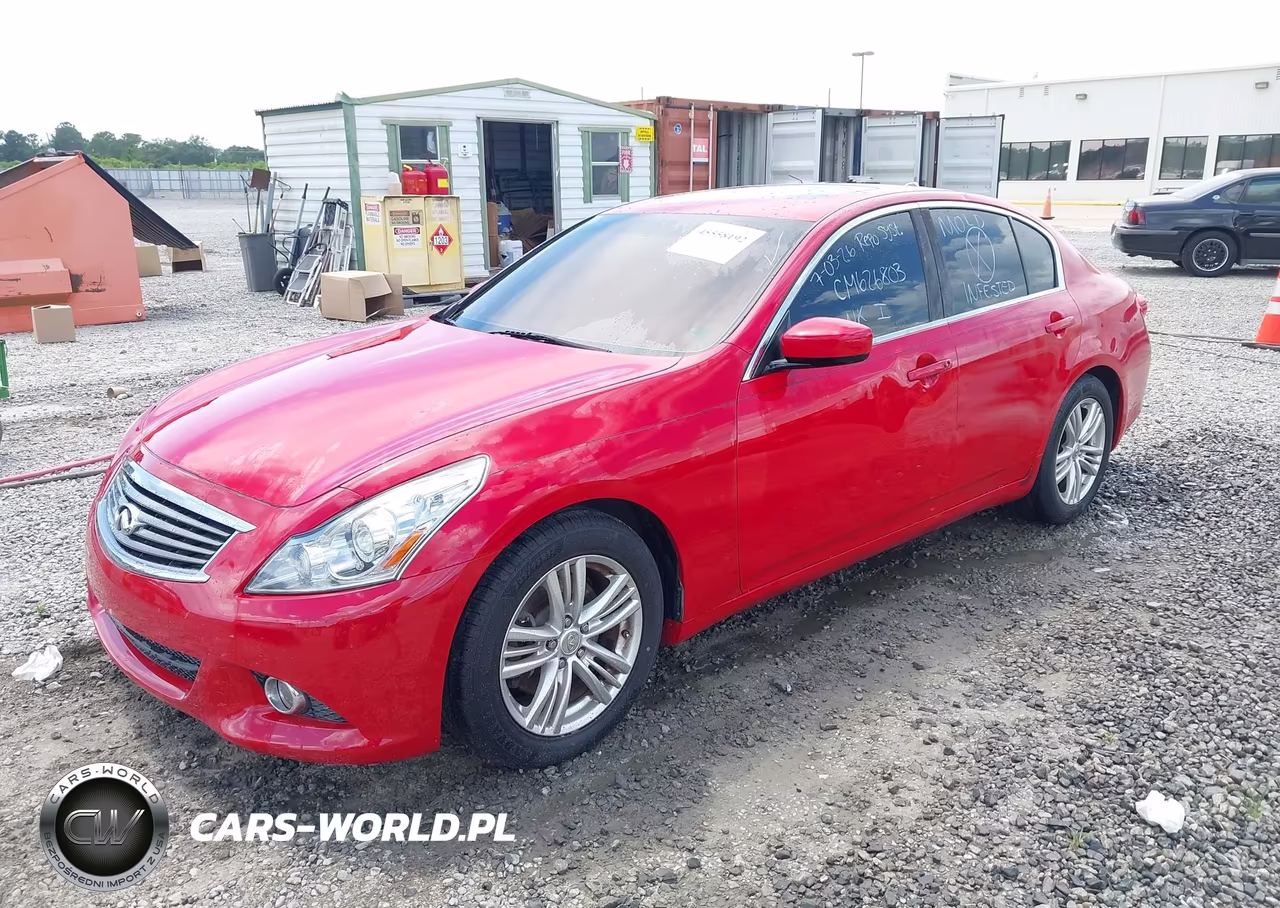 2012 Infiniti G37 Journey VIN:JN1CV6AP3CM626803 - 2