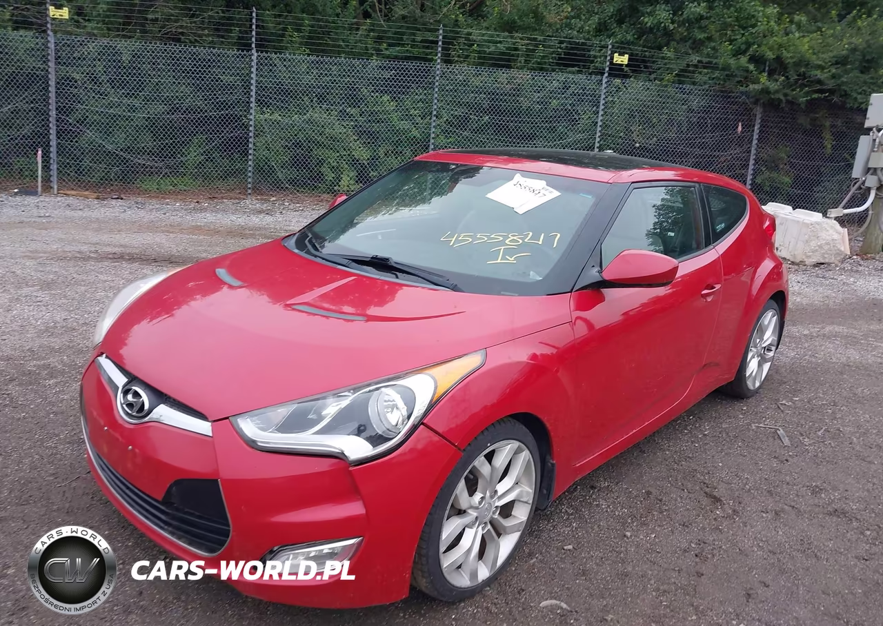2013 Hyundai Veloster Base W-Gray VIN:KMHTC6AD5DU099692 - 2