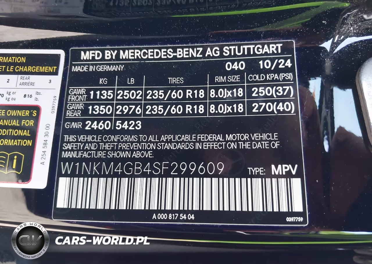 2025 Mercedes-Benz Glc 300 Suv VIN:W1NKM4GB4SF299609 - 9