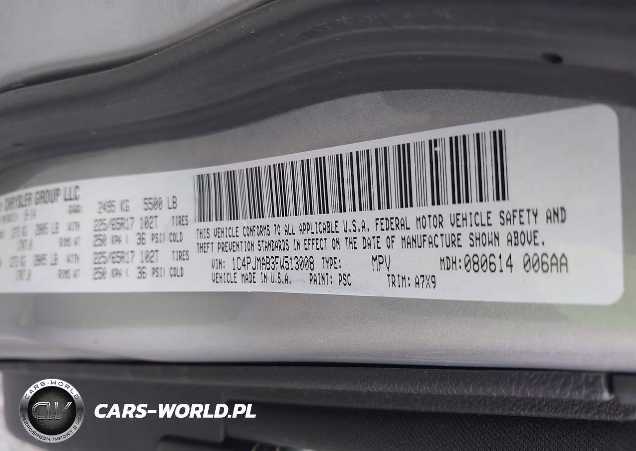 2015 Jeep Cherokee Sport VIN:1C4PJMAB3FW513008 - 9