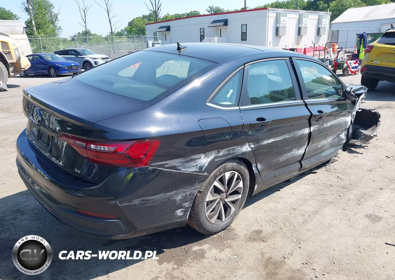 2024 Volkswagen Jetta 1.5T Se VIN:3VW7M7BU9RM052553 - 4