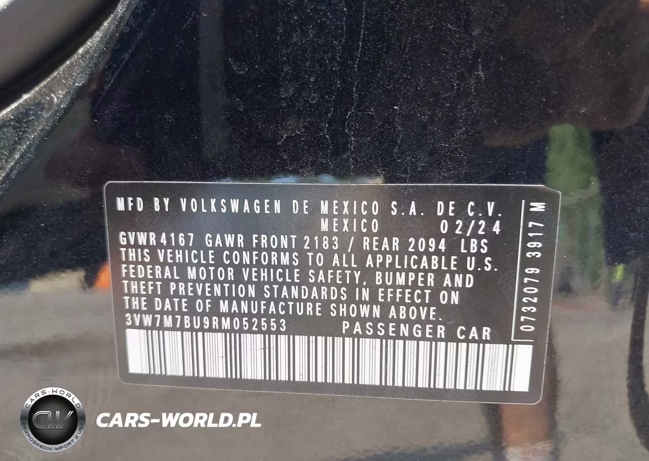 2024 Volkswagen Jetta 1.5T Se VIN:3VW7M7BU9RM052553 - 9