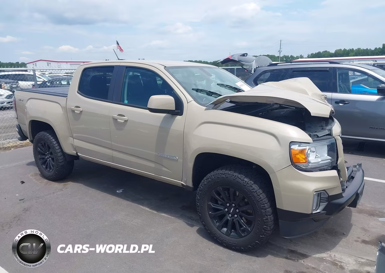 2021 GMC Canyon 4Wd Short Box Elevation