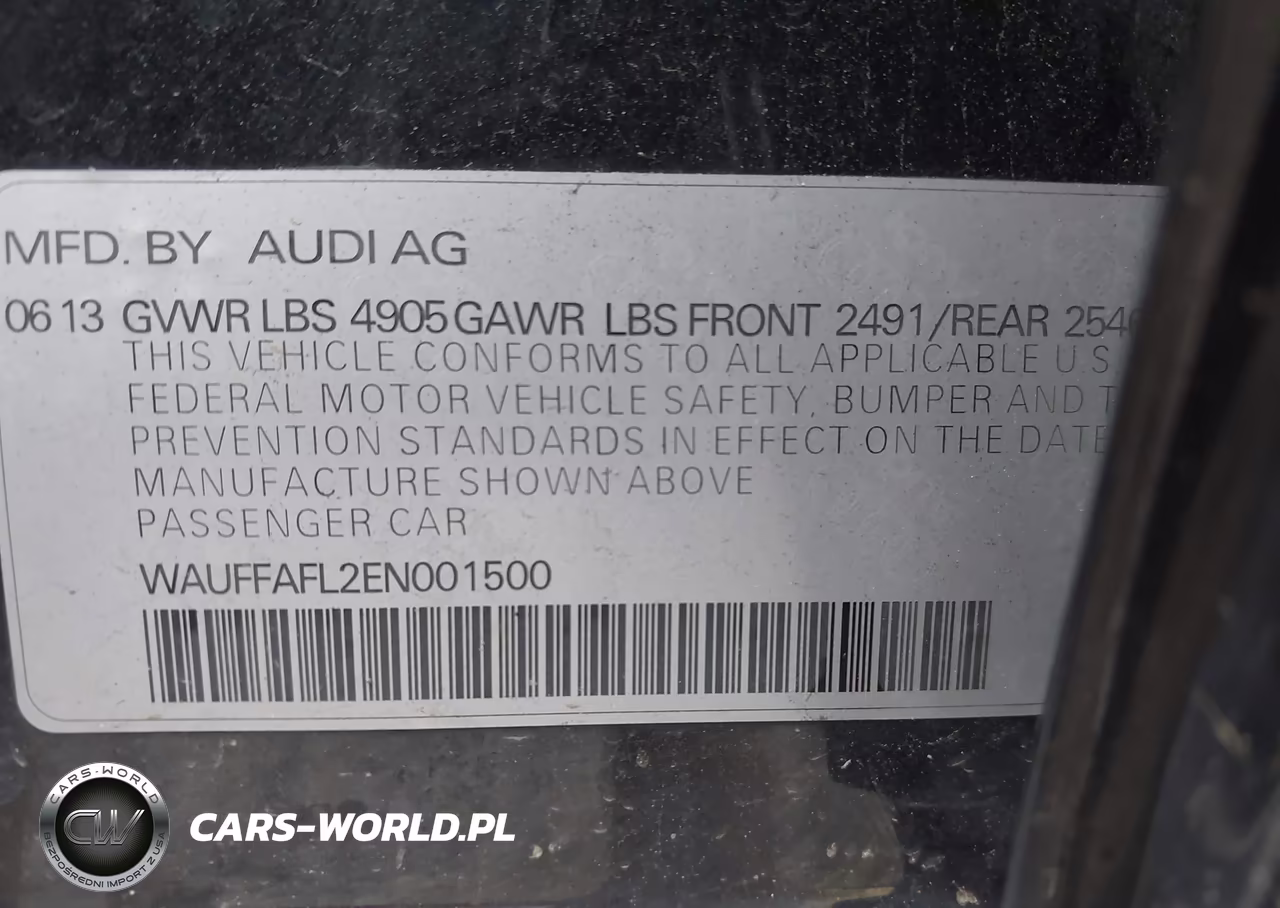 2014 Audi A4 2.0T Premium VIN:WAUFFAFL2EN001500 - 9