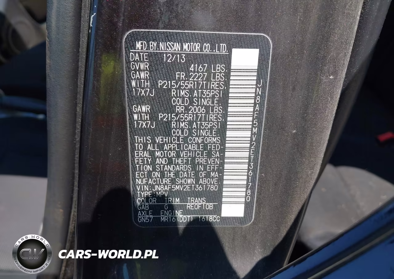 2014 Nissan Juke S VIN:JN8AF5MV2ET361780 - 9