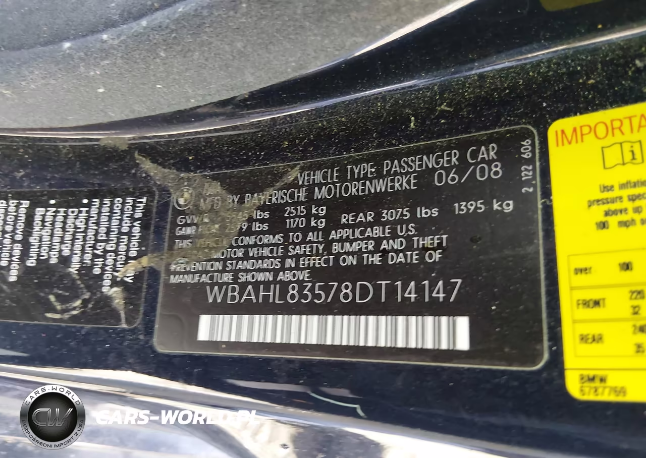 2008 BMW 750I VIN:WBAHL83578DT14147 - 9