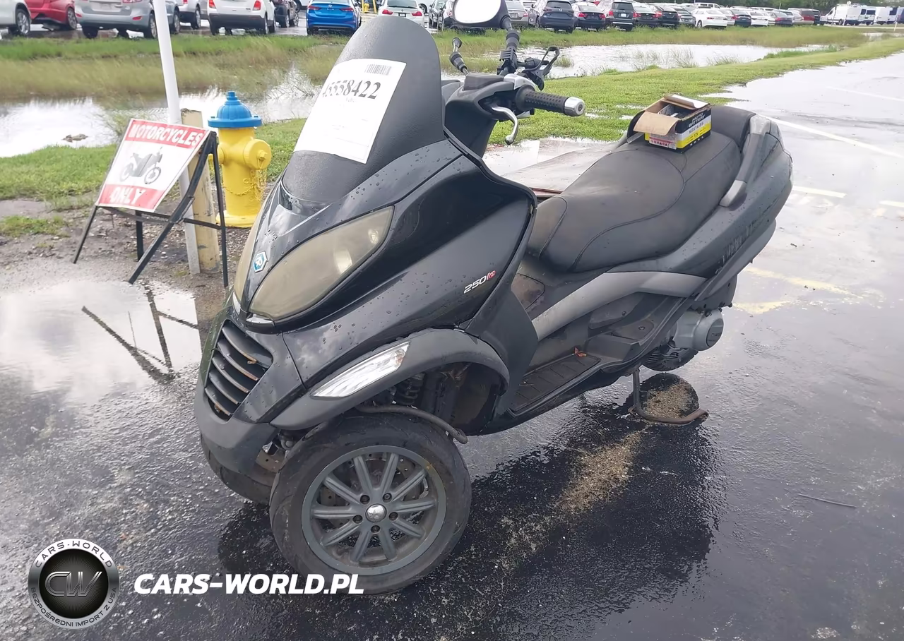 2009 Piaggio Mp3 250 VIN:ZAPM479MX95003622 - 2