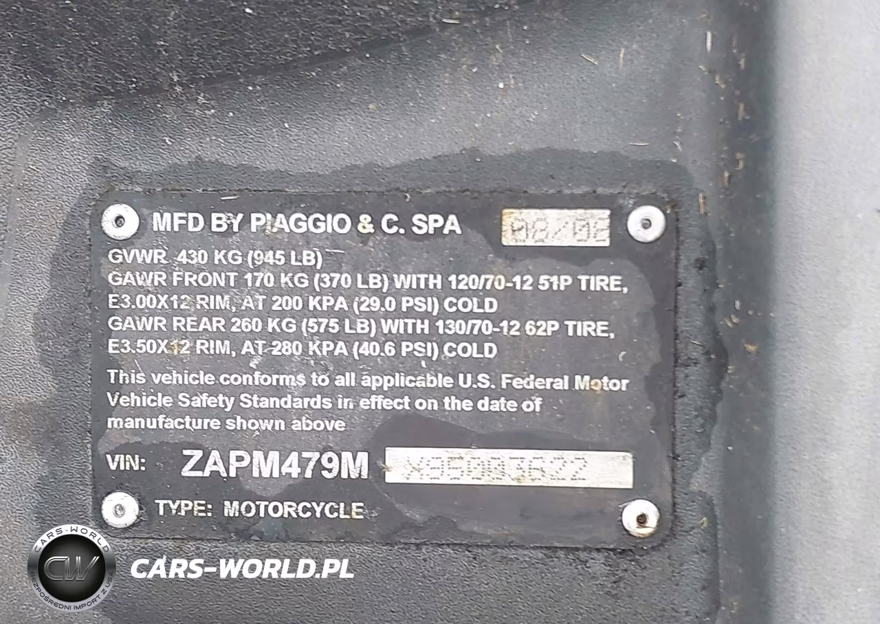 2009 Piaggio Mp3 250 VIN:ZAPM479MX95003622 - 9
